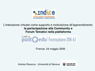 L’interazione virtuale come supporto e motivazione all’apprendimento: