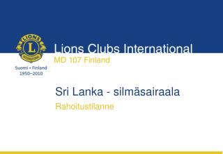 Sri Lanka - silmäsairaala