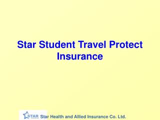Star Student Travel Protect Insurance