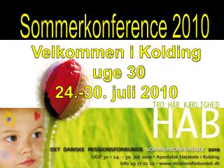 Sommerkonference 2010