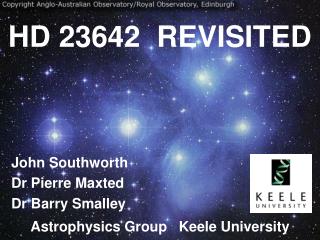 HD 23642 REVISITED