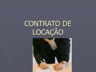 CONTRATO DE LOCAÇÃO