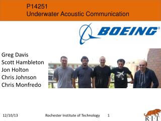 Greg Davis Scott Hambleton Jon Holton Chris Johnson Chris Monfredo