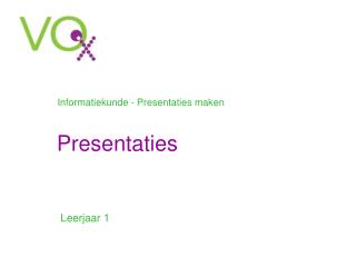 Presentaties