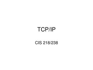 TCP/IP