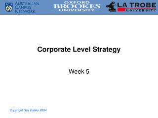 Corporate Level Strategy