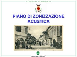 PIANO DI ZONIZZAZIONE ACUSTICA