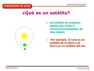 ¿Qué es un satélite?