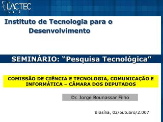 Instituto de Tecnologia para o Desenvolvimento