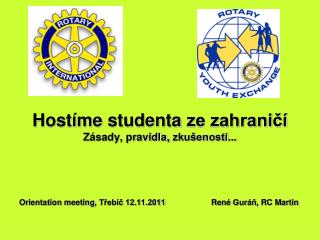 Hostíme studenta ze zahraničí Zásady, pravidla, zkušenosti ...