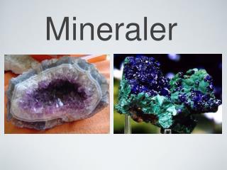 Mineraler