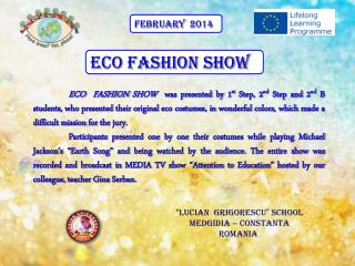 ECO FASHION SHOW