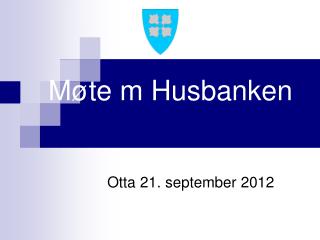 Møte m Husbanken