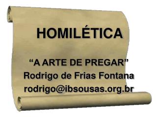 HOMILÉTICA