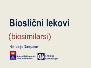 Bioslični lekovi