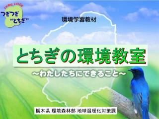 栃木県 環境森林部 地球温暖化対策課