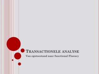 Transactionele analyse