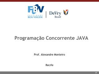 Programação Concorrente JAVA