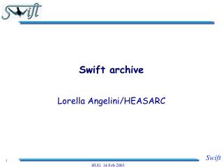 Swift archive