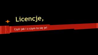 Licencje,