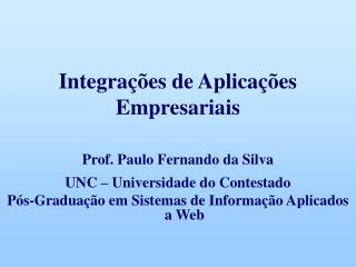 Integrações de Aplicações Empresariais