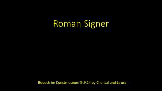 Roman Signer