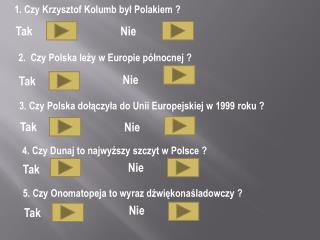 1. Czy Krzysztof Kolumb był Polakiem ?