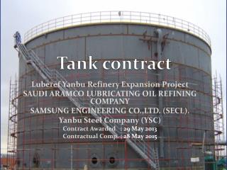 Tank contract