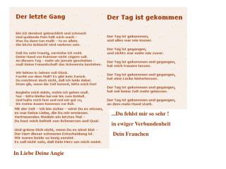 In Liebe Deine Angie