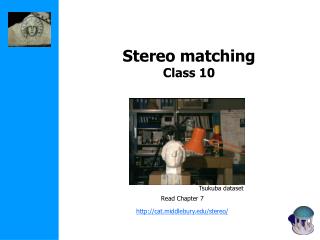 Stereo matching Class 10