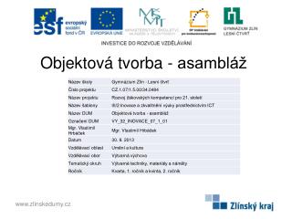 Objektová tvorba - asambláž