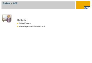 Sales - A/R