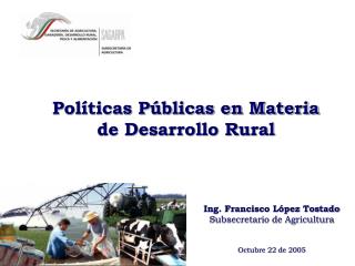 Políticas Públicas en Materia de Desarrollo Rural