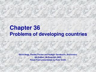 Chapter 36 Problems of developing countries