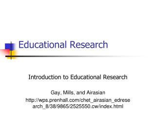 Educational Research