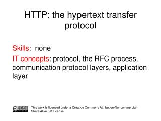 HTTP: the hypertext transfer protocol
