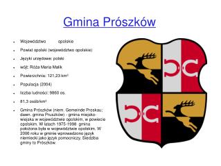 Gmina Prószków