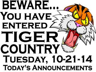 Tuesday, 10-21-14