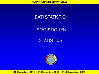 STATISTIQUES