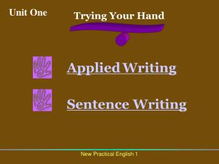 Trying Your Hand