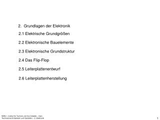 2. Grundlagen der Elektronik