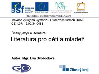 Literatura pro děti a mládež