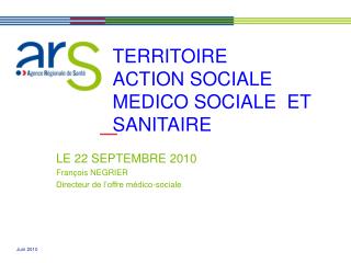 TERRITOIRE ACTION SOCIALE MEDICO SOCIALE ET SANITAIRE