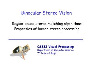 Binocular Stereo Vision