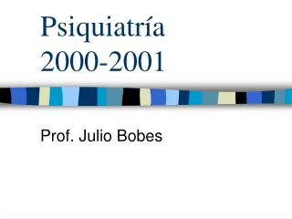 Psiquiatría 2000-2001