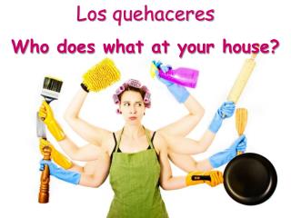 Los quehaceres Who does what at your house?