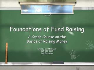 Foundations of Fund Raising