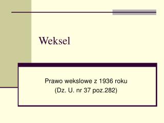 Weksel