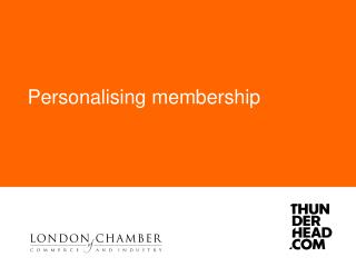 Personalising LCCI’s membership (?)