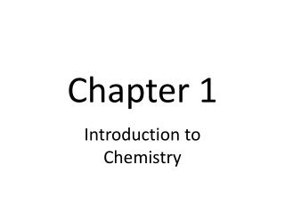 Chapter 1